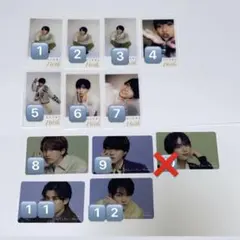 なにわ男子クリアソロカード