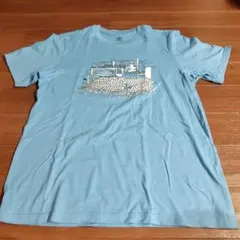 adidas 水色 Tシャツ Lサイズ
