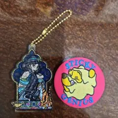 ディズニーアラジンアクリルキーホルダーとバッジセット