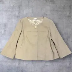 Te chichi テチチ ノーカラージャケット セレモニー　春ジャケット　上品