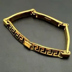 真贋済/未使用保管品✨ヴェルサーチ グレカ ブレスレット ゴールド バングル