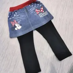 ミニーマウス スカート付きレギンス 120cm