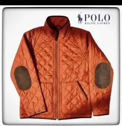 POLO ラルフローレン キルティングジャケット L オレンジ　ヴィンテージ
