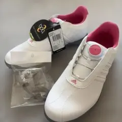 新品未使用✨】adidas アディダス ゴルフシューズ BOA ピンク 24.5