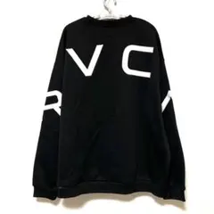 【RVCA】スウェット バックロゴ XL ブラック／MT26のサムネイル