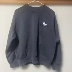 スヌーピー　ユニクロ　スウェット　トレーナー　グレー