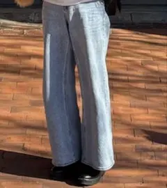 ストレートデニム ライトブルー