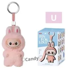 ラブブ イニシャル Uぬいぐるみ アルファベット Labubu 【正規品】35