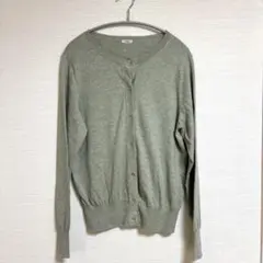 美品IENA 長袖ニット　カーディガン　ミントグリーン