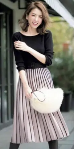 ニットワンピース