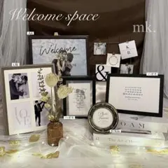 モノトーン＊ウェルカムスペース まとめ売り ウェディング ブライダル セット