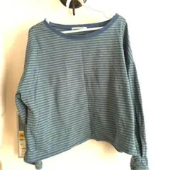 RETRO GALLERY ボーダー 幅広カットソーＴシャツ