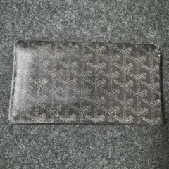 GOYARD ゴヤール 長財布 ヘリンボーン柄 ブラック