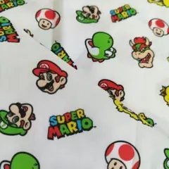 《50×70》マリオ ルイージ ヨッシー はぎれ 布 生地