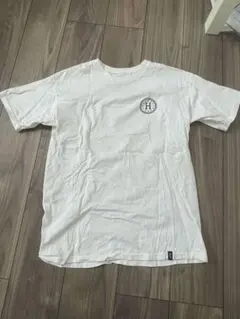 HUF ホワイト Tシャツ ロゴ入り