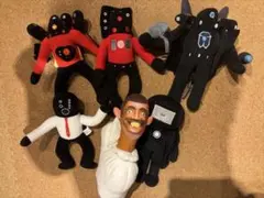 スキビティトイレ　ぬいぐるみ　6体セット