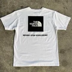 THE NORTH FACE バックスクエアロゴ Tシャツ 白 サイズM