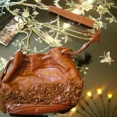 28,000円 グレースコンチネンタル ショルダー バッグ 牛革 チェーン