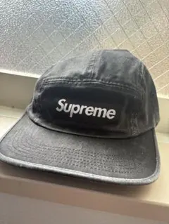 Supreme ブラック キャップ USA製