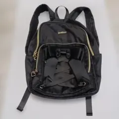SecretDoor　リュック　黒　リボン　女の子　ジュニア　キッズのサムネイル