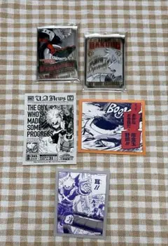 僕のヒーローアカデミア　原画展　パブミラー風ステッカー　爆豪勝己　まとめ売り