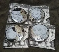 呪術廻戦 シルバー缶バッジ 銀バッチ　虎杖　釘崎野薔薇　４個セット