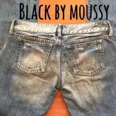 Black by moussy＊デニム＊ダメージ＊クラッシュデニム　25インチ