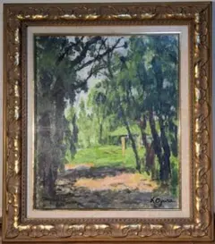 風景油彩画 印象派風 サインあり 風景油彩画 印象派風 サインあり 楽天市場】油彩画 木村由記夫 龍厳