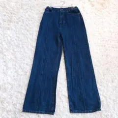 美品⭐︎ COCOTTE PARIS ハイウエストワイドデニム L［B40］のサムネイル