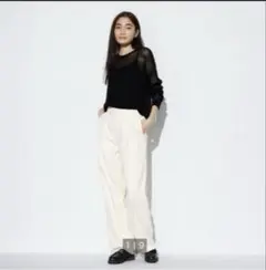 UNIQLO ドレープデニムタックパンツ　M