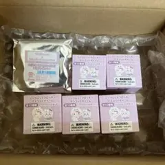 ちいかわ　サンリオ　シークレットフロッキーマスコットチャーム　5個セット