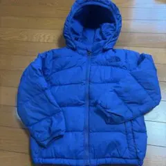 ノースフェイス ブルー　ダウン　110cm