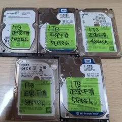 2.5インチ 内蔵HDD 500GB 複数セット4640 GB 2.5インチ 内蔵HDD 500GB 複数セット4640 GB - メルカリ