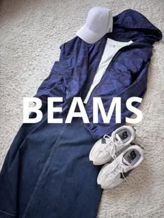 BEAMS☆ボタニカル柄ジャンパーのサムネイル