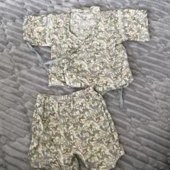 値下げ　プティマイン セットアップ　甚平　80cm