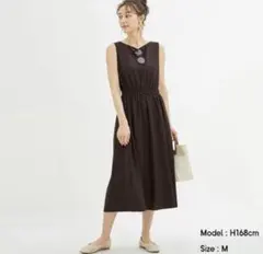 ワンピース 紺 Msize 新品未使用 送料無料 レディース