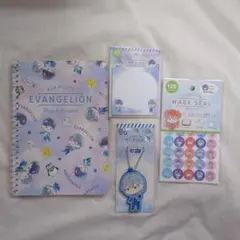セリア　エヴァンゲリオン文房具セット