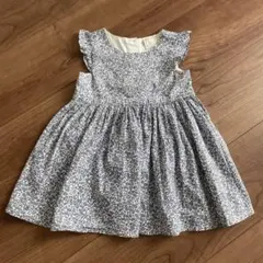 H&M ベビー ワンピース 花柄 80 h&m 青　ノースリーブ　小花柄のサムネイル
