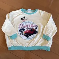 しまむら　トミカ リトシー　ディズニー　バイカラートレーナー　110