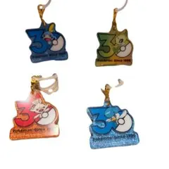 新品 ポケチャーム ポケモン30周年ロゴマスコット 2