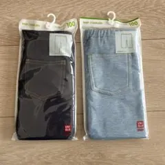 UNIQLO ベビー レギンス 2枚セット 100
