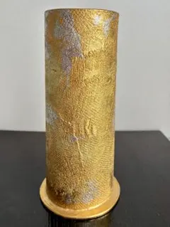 金銀箔仕上げ 花器 モダンインテリア　未使用品のサムネイル