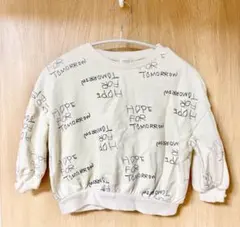 HOPE FOR TOMORROW トレーナー ホワイト