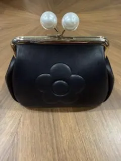 MARY QUANT マリークワント パール がま口 ポーチ