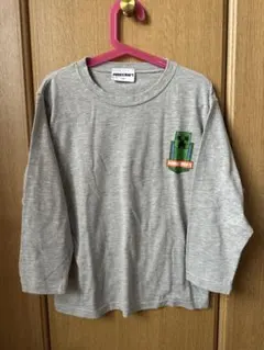 Minecraft 長袖カットソー 130サイズ グレー