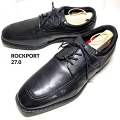【新品級】 ROCKPORT 本革 ビジネスシューズ 防水 レザー 軽量 27のサムネイル