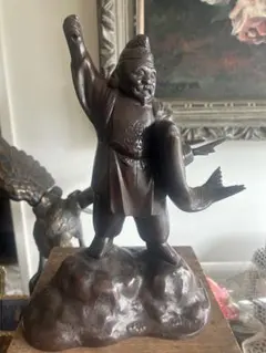 金属製　武士像 骨董品　槍はありません。 金属製 武士像 骨董品 槍はありません。 最終値下げ - メルカリ