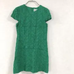 GREED　刺繍ミニワンピース　グリーン　緑のサムネイル