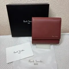 Paul Smith ポールスミス 二つ折り財布 赤 バルーンバニー スワール
