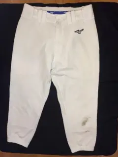 ミズノ　野球ズボン　Ｌ　ホワイト